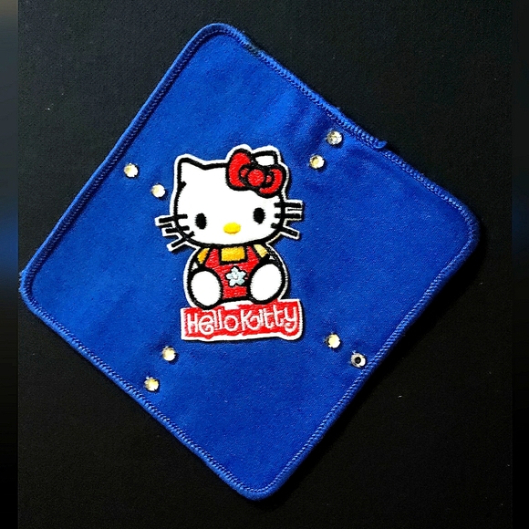 NEW Hello Kitty Patch/Emblem/Appliqué! 6" inches. Crystals. Rare One. Sew-On - Picture 2 of 4